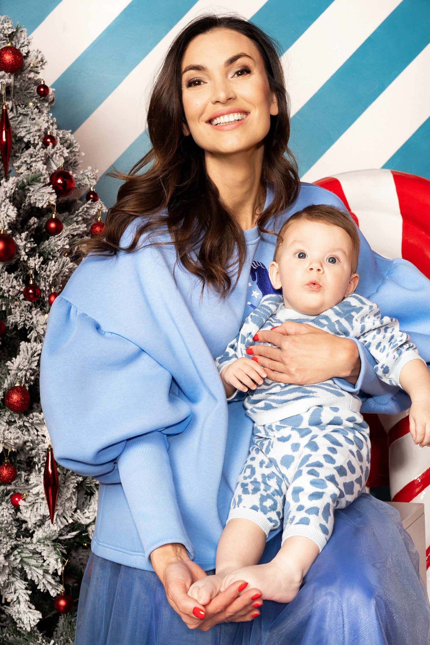 Limited Sweatshirt "Rocking horse" - Blue