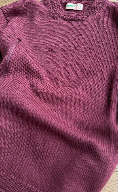Maternity sweater Berry