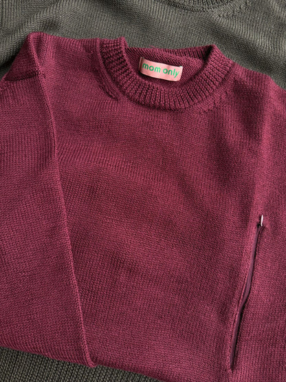 Maternity sweater Berry