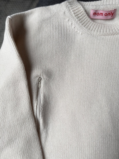 Maternity sweater Ecru