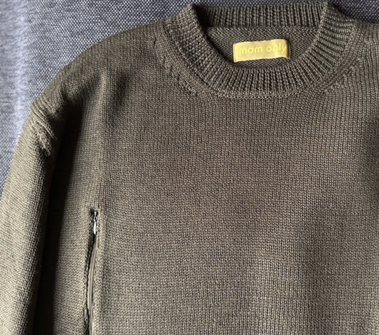 Maternity sweater Forest green