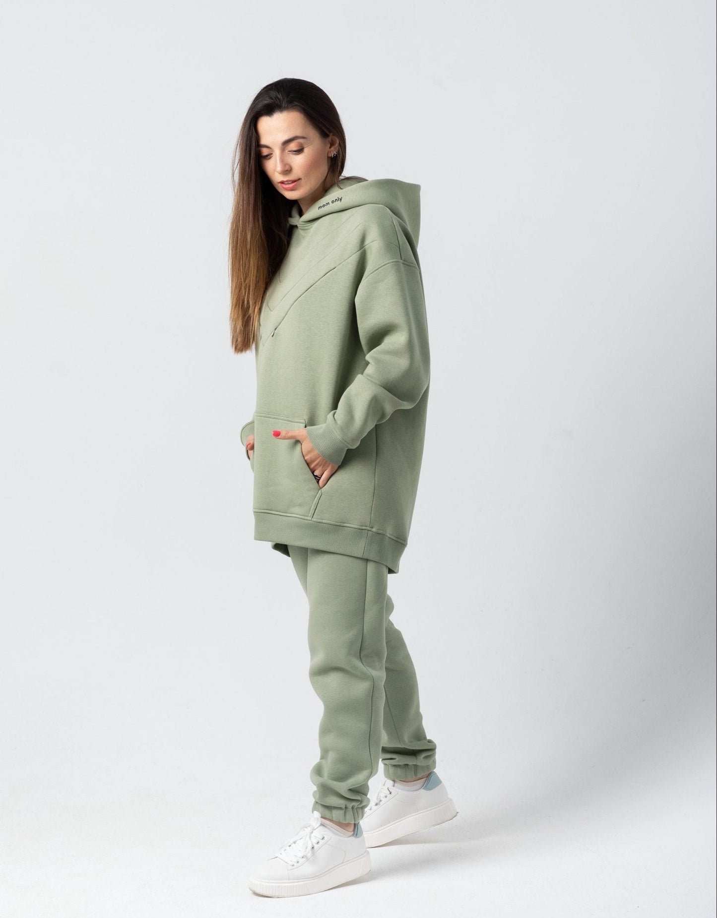 Oversized hoodie Olive