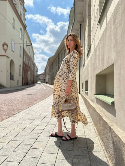 Maternity dress "Dots" Multicolored