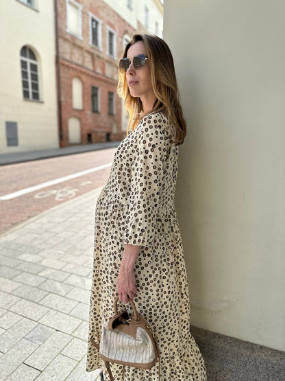 Maternity dress "Dots" Multicolored