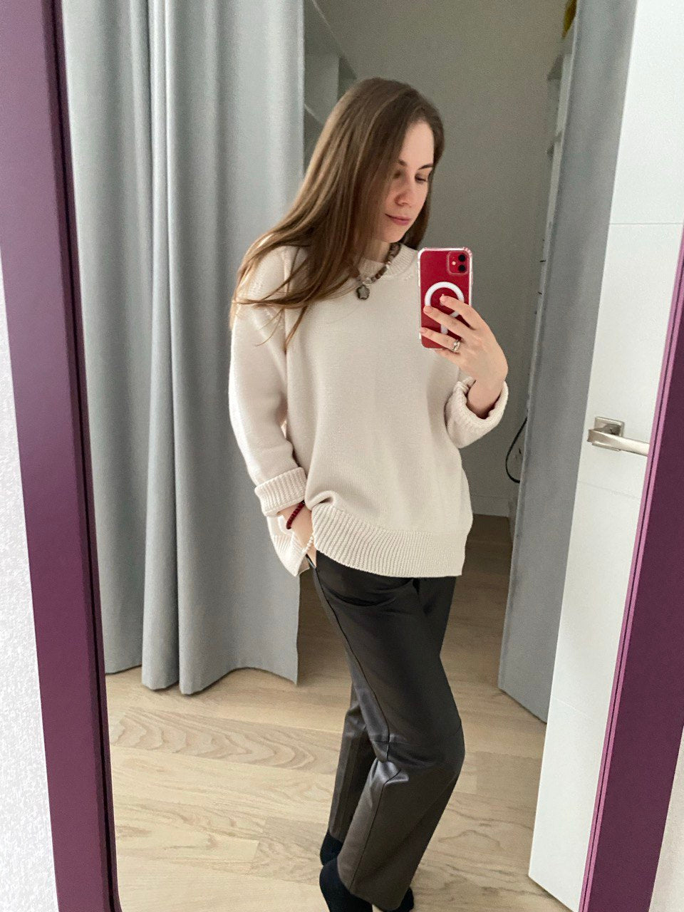 Maternity sweater Ecru