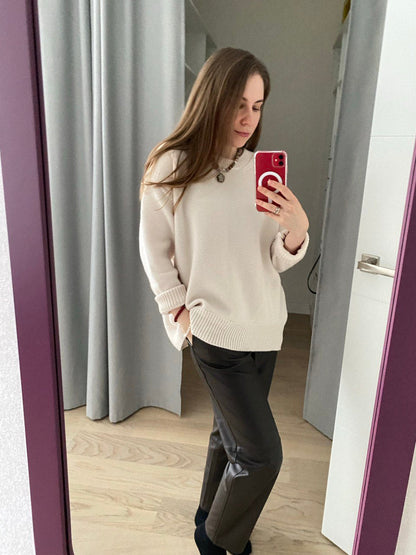 Maternity sweater Ecru