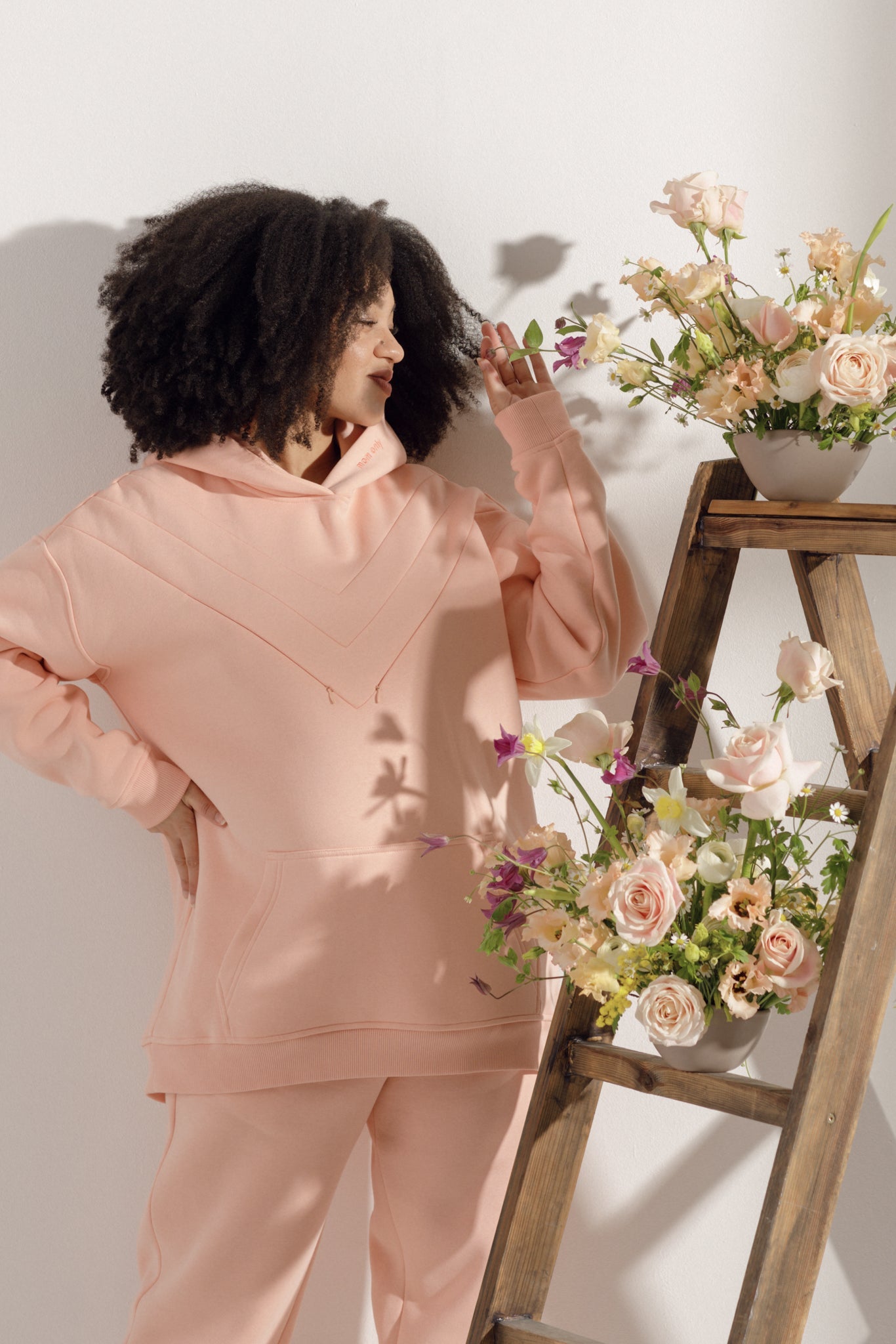 Oversized hoodie Peach