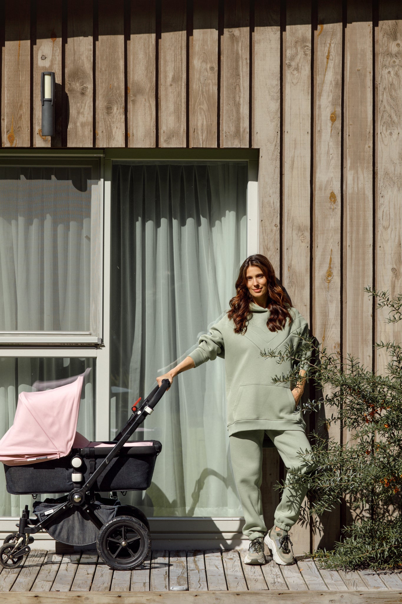 Oversized hoodie Olive