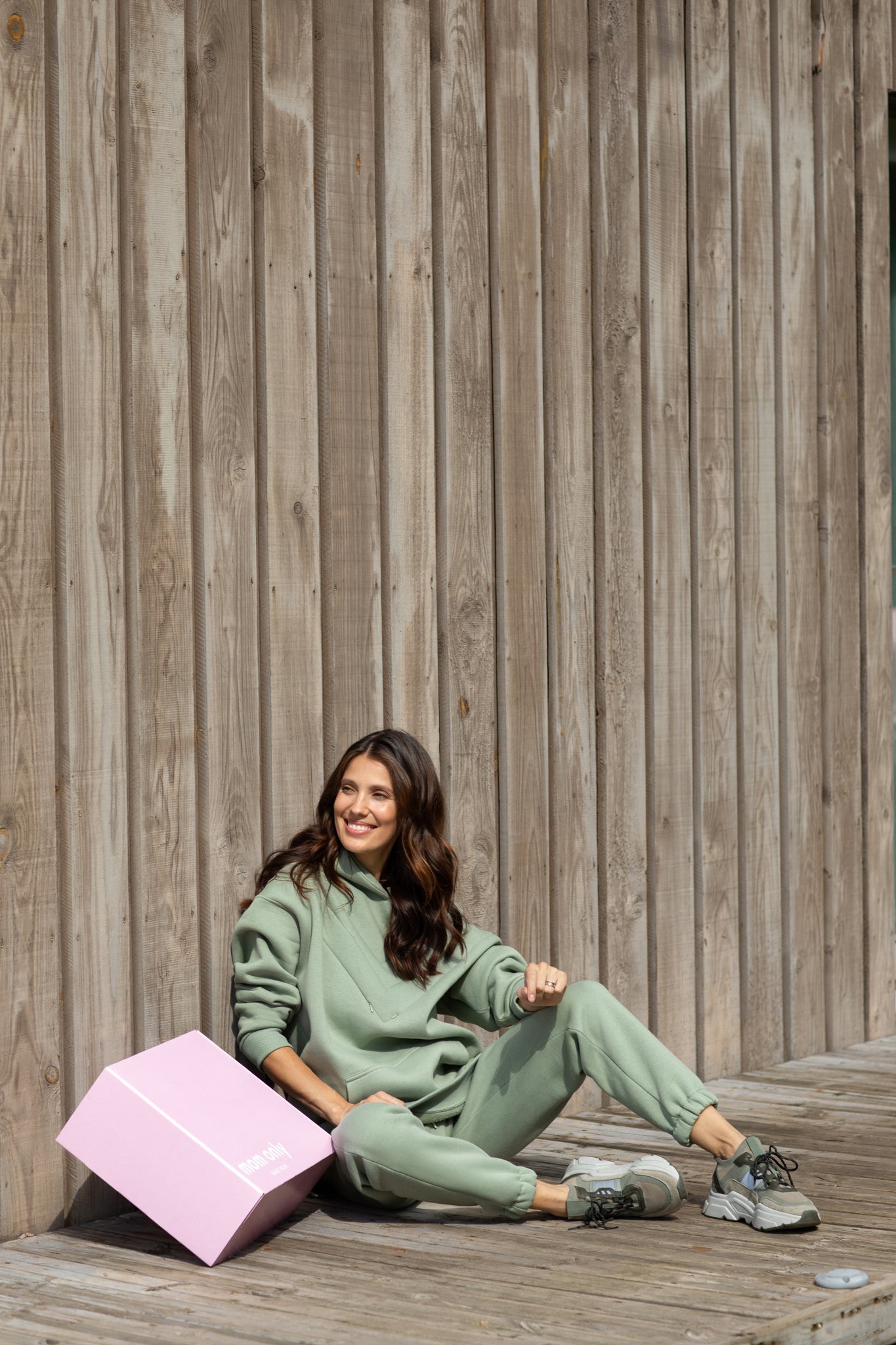 Oversized hoodie Olive